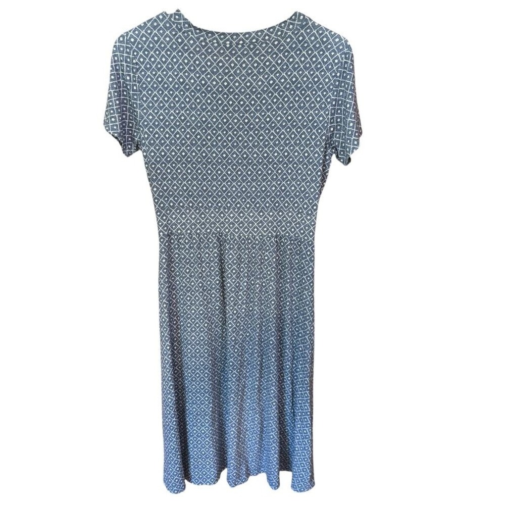 L.L. Bean Blue Casual Dress Small – Stretch Everyday Wear Comfortable - Picture 5 of 8
